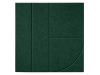 Maeven Art akoestisch paneel Sadé VIII - Deep Green