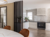 Roomdivider gerookt eiken
