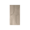 Maeven Art akoestische 3D panelen Maya I - Beige (set van 2)