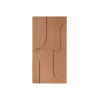 Maeven Art akoestische 3D panelen Maya I - Cognac (set van 2)