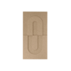 Maeven Art akoestische 3D panelen Maya IV - Sand (set van 2)