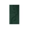 Maeven Art akoestische 3D panelen Maya V - Deep Green (set van 2)
