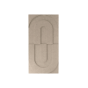 Maeven Art akoestische 3D panelen Maya VII - Beige (set van 2)
