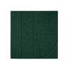 Maeven Art akoestisch paneel Sadé VIII - Deep Green