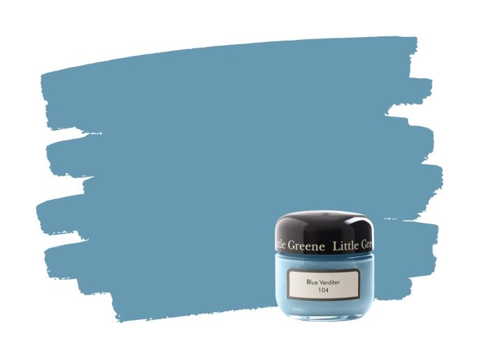 Little Greene Blue Verditer 104 samplepotje