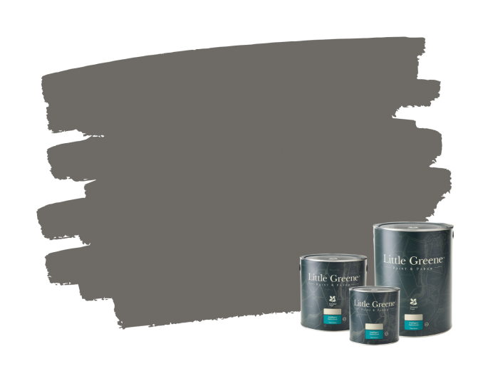 Little Greene Dark Lead Colour 118 Intelligent Satin