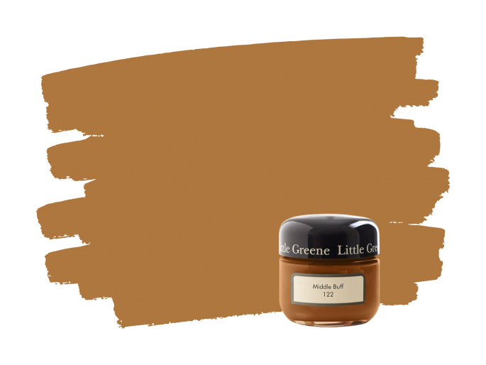 Little Greene Middle Buff 122 samplepotje