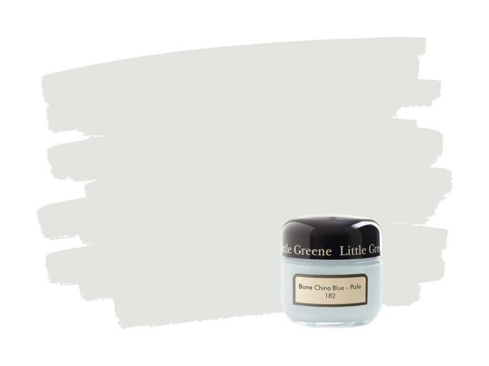 Little Greene Bone China Blue Pale 182 samplepotje