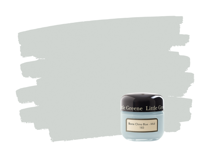 Little Greene Bone China Blue Mid 183 samplepotje