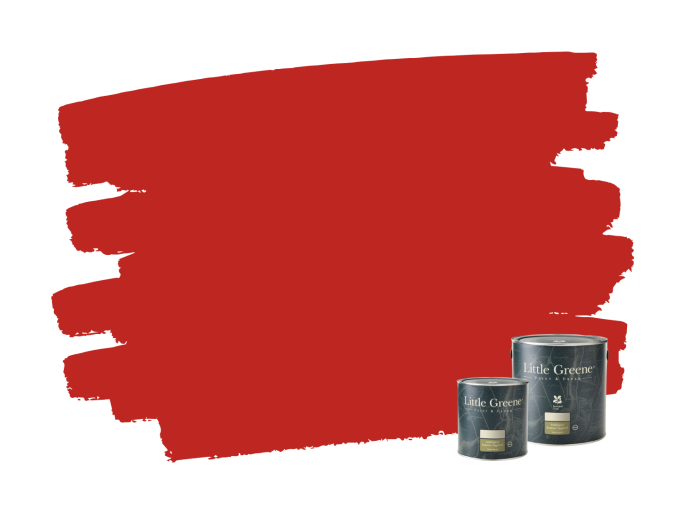Little Greene Intelligent Exterior Eggshell - Atomic Red 190