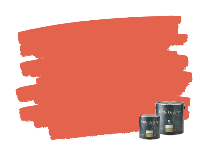 Little Greene Intelligent Exterior Eggshell - Orange Aurora 21