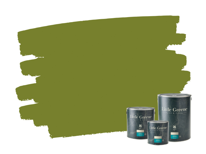 Little Greene Olive Colour 72 Intelligent Satin