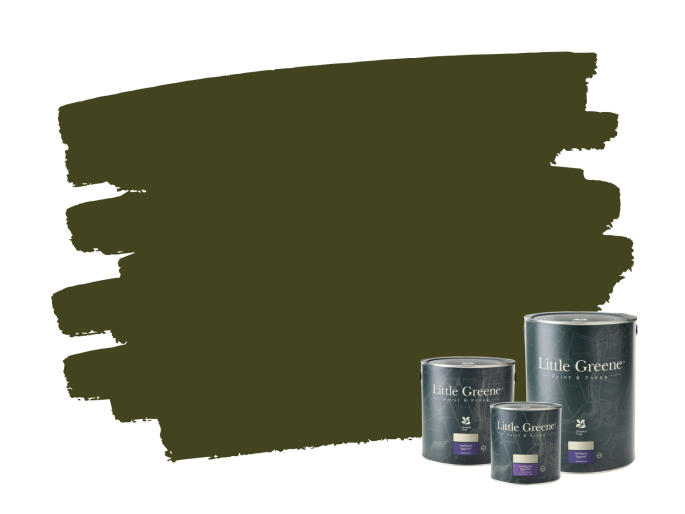 Little Greene Olive Colour 72 Intelligent Eggshell