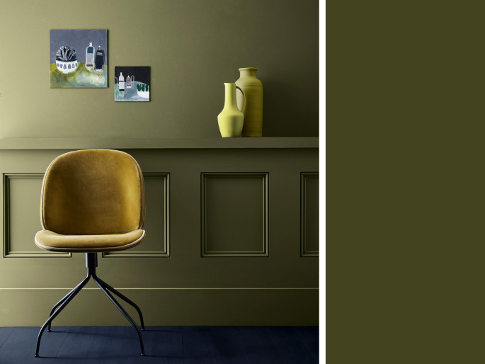 Little Greene Intelligent Gloss - Olive Colour 72