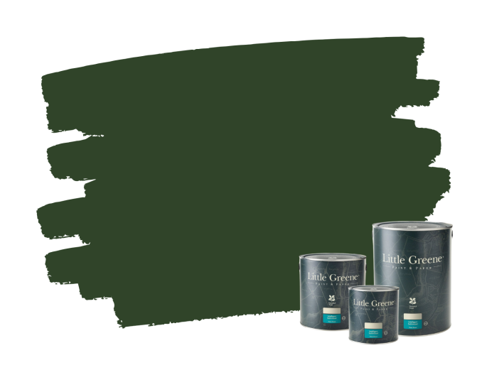 Little Greene Dark Brunswick Green 88 Intelligent Satin