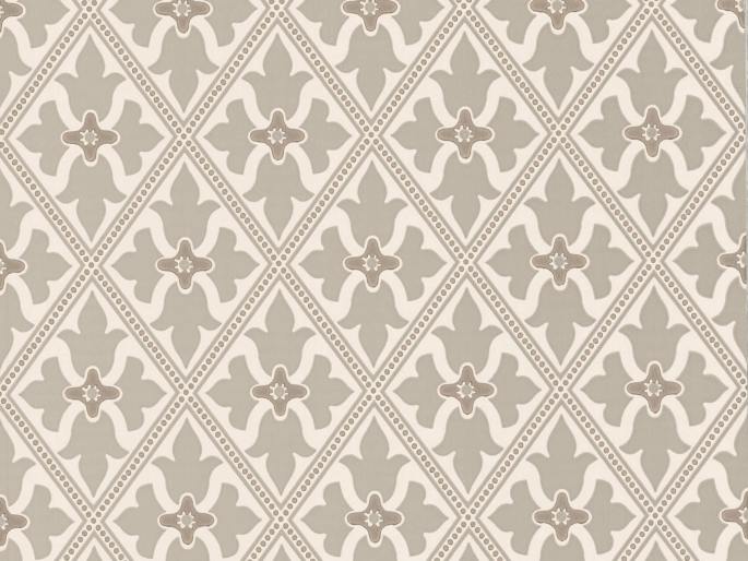 Bayham Abbey - Portland behang van Little Greene in een klassiek patroon