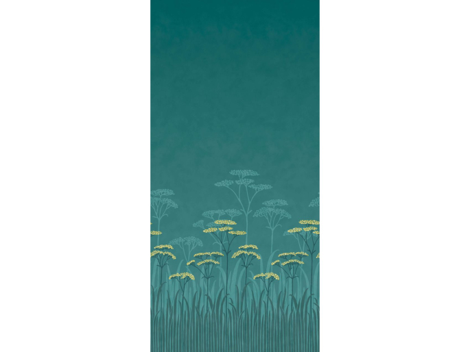 Patroon Achillea - Aurora behang van Little Greene 156x325 cm