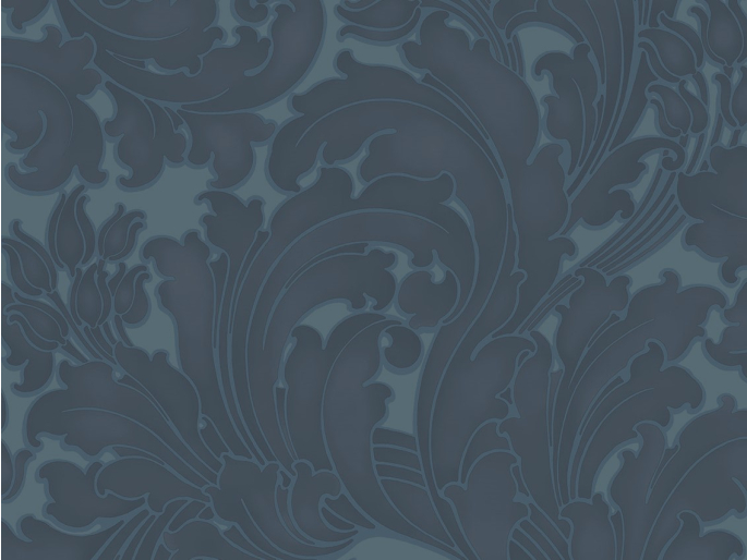 Little Greene Tulip - Blue Black