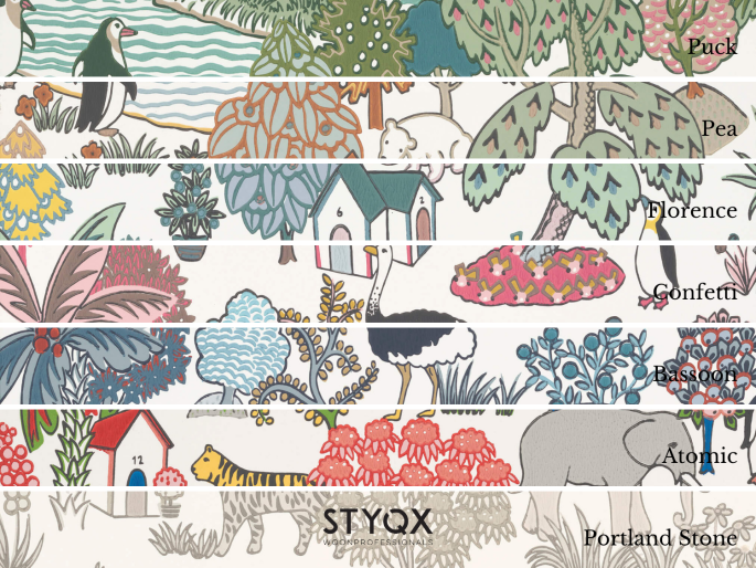 Little Greene Animal Kingdom - Atomic