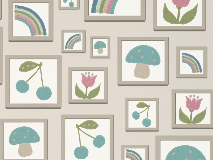 Little Greene behang Balance Portland Stone