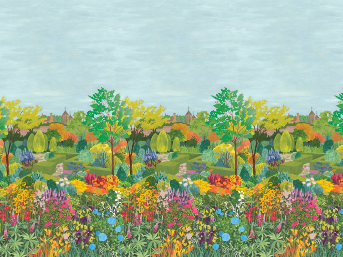 Little Greene Castle Garden - Pale Lime