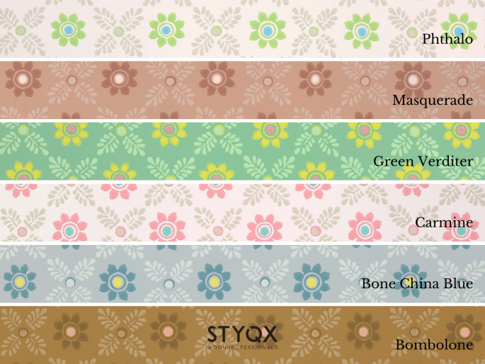 Little Greene Ditsy Block - Bone China Blue