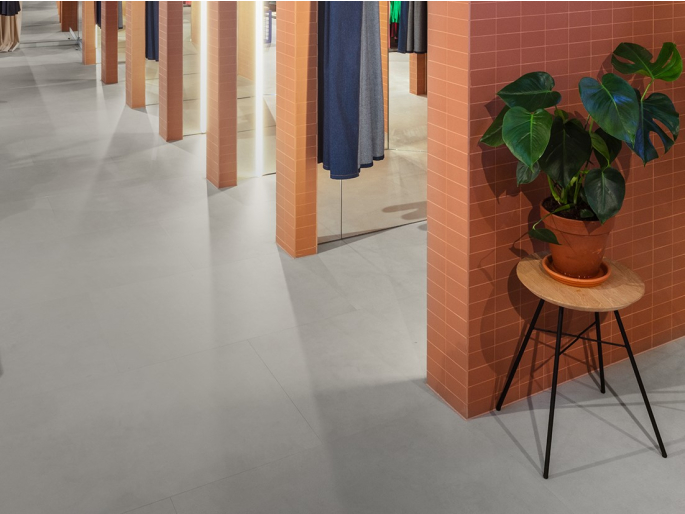 Floorify PVC Grote tegels Oyster F015