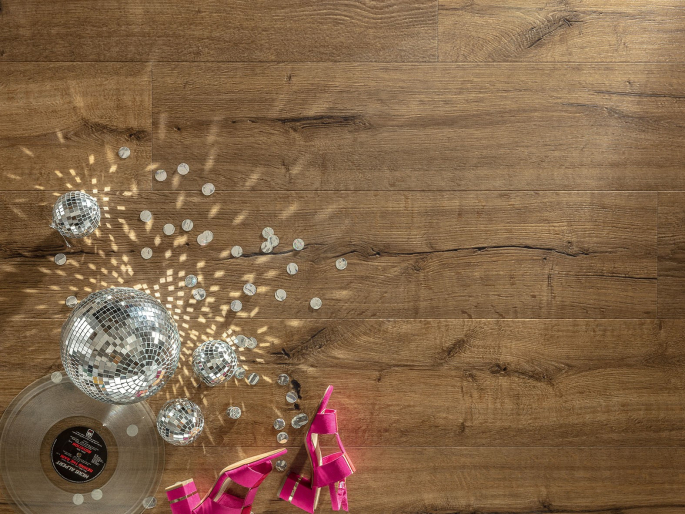 Floorify PVC Lange planken Café René F038T