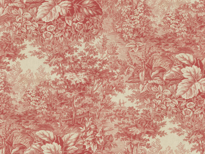 Sandberg Forest Toile - Red