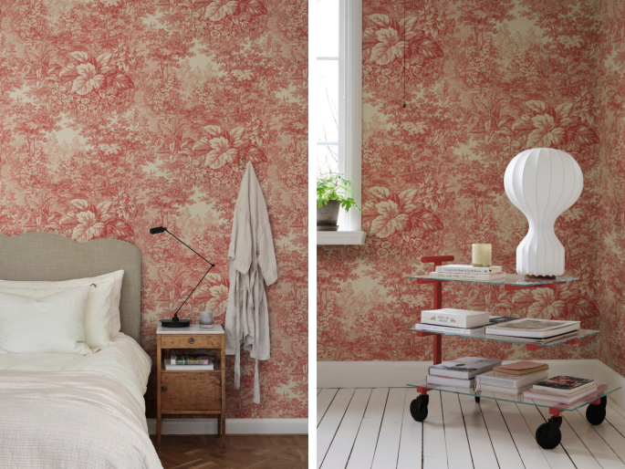 Sandberg Forest Toile - Red