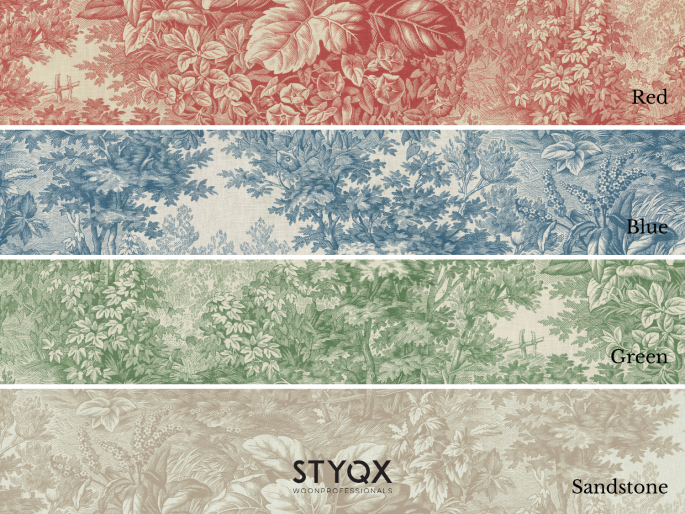 Sandberg Forest Toile - Red