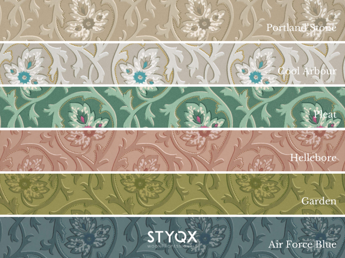 Little Greene Hoja - Cool Arbour