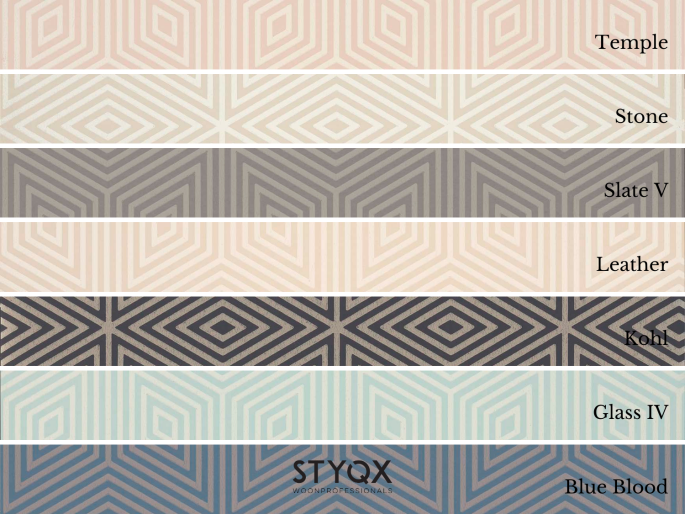 Paint & Paper Library Marquetry Tile - Leather