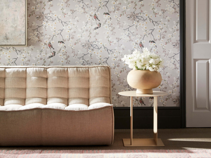 Little Greene Massingberd Blossom - Grey