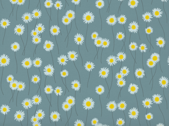 Little Greene Moon Daisies - Etruria
