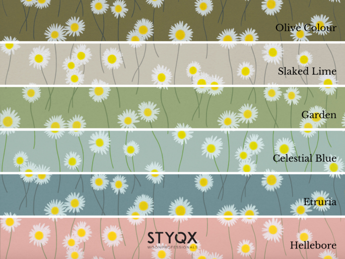 Little Greene Moon Daisies - Garden
