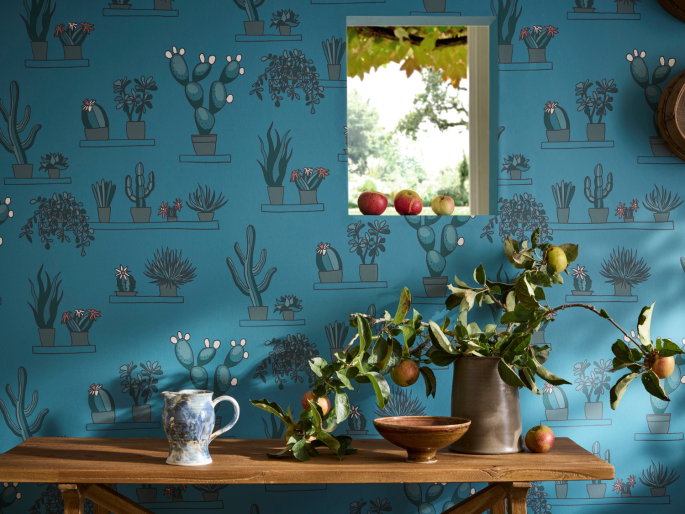 Little Greene Mr Straw's Greenhouse - Air Force Blue