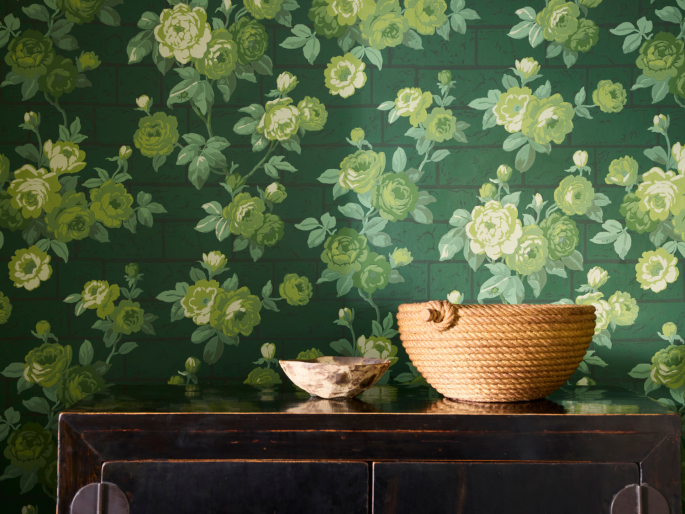 Little Greene Rose Garden - Puck