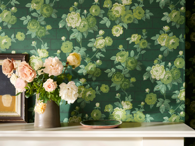 Little Greene Rose Garden - Puck