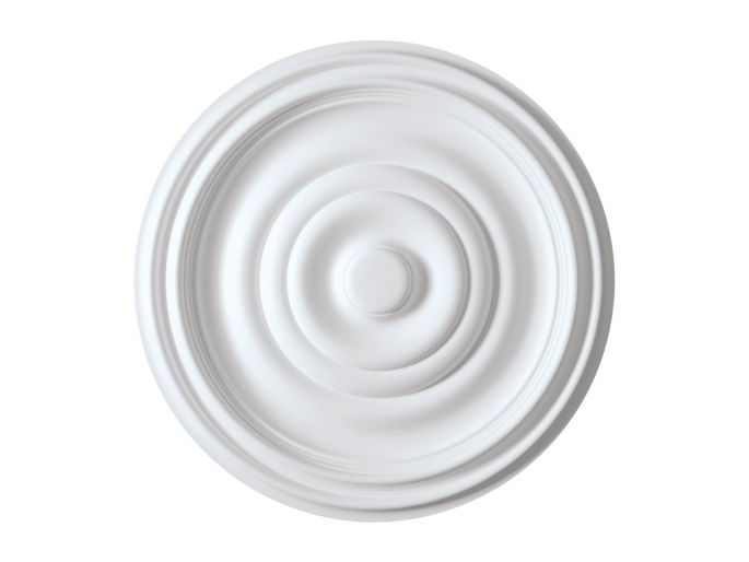 Strak minimalistisch plafondornament