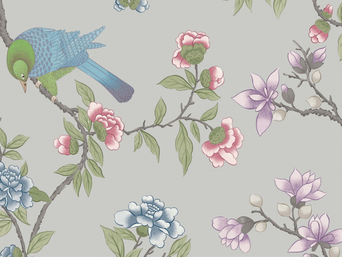 Behang Aderyn - French Grey van Little Greene