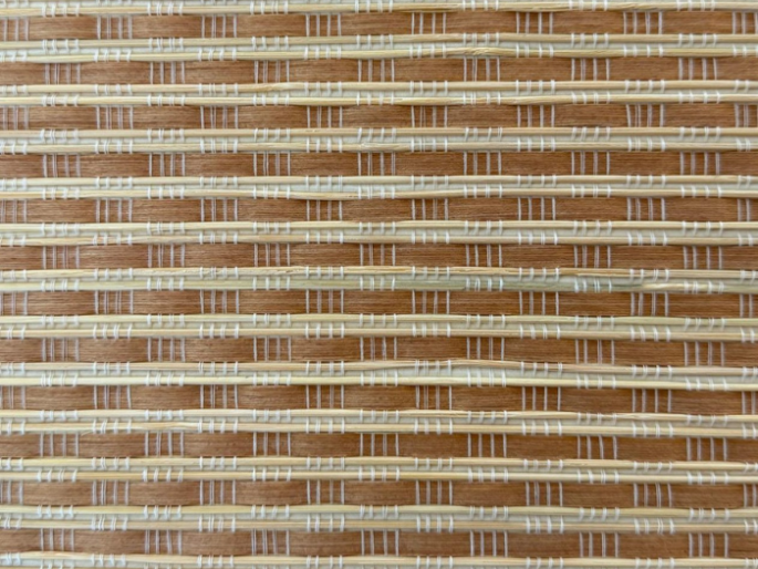 Catchii bamboe behang Brown Bricks - B303