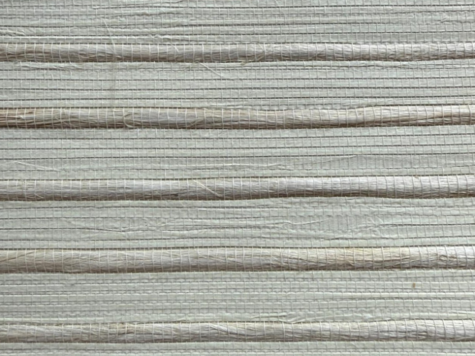 Catchii jute behang White Waffle - J602