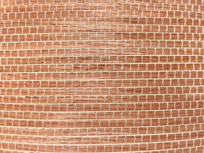 Catchii jute behang Peachy Blush Brick - J910