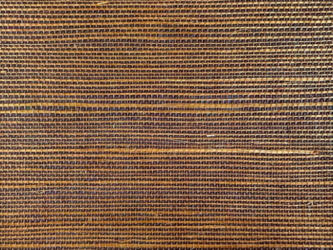 Catchii sisal behang Goudbruin - S014