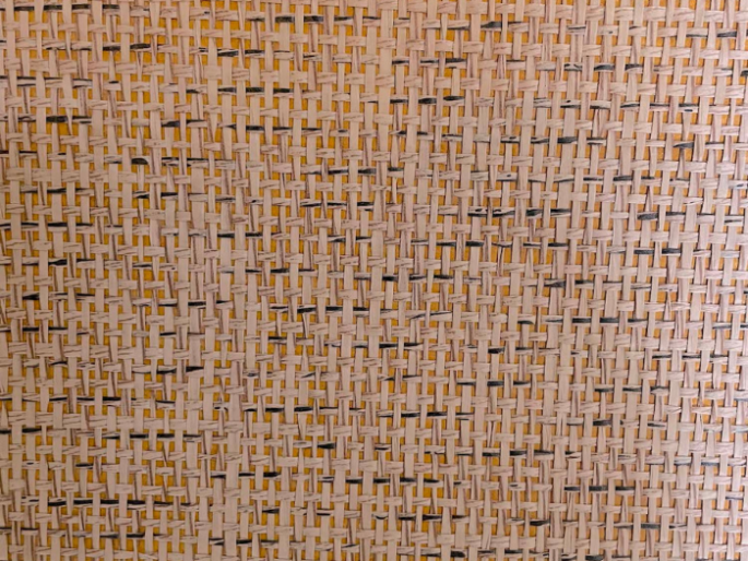 Catchii weave behang Burnt Oranje Grijsbruin - W009