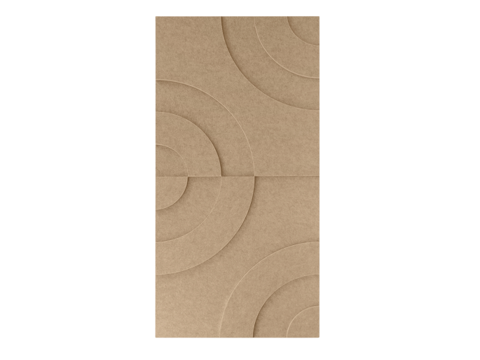 Maeven Art akoestische 3D panelen Maya III - Sand (set van 2)