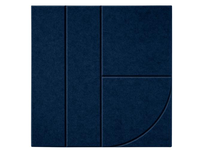Maeven Art akoestisch paneel Sadé VIII - Navy Blue