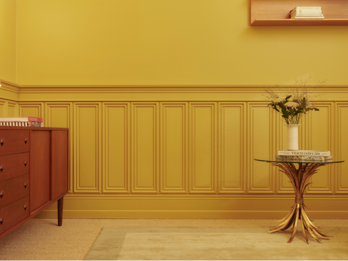 Wandpaneel W124 Burlington toegepast als lambrisering