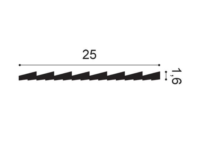 Orac wandpaneel WX204-260 (doos 6 st)
